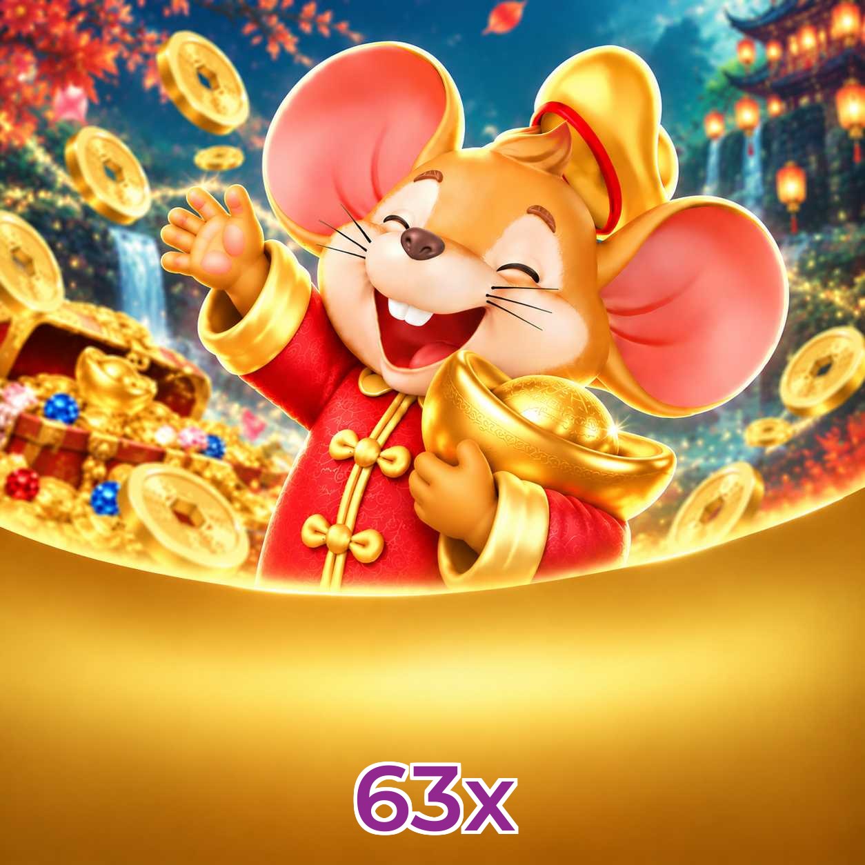 Grandes ganhos no cassino ao vivo da 63x